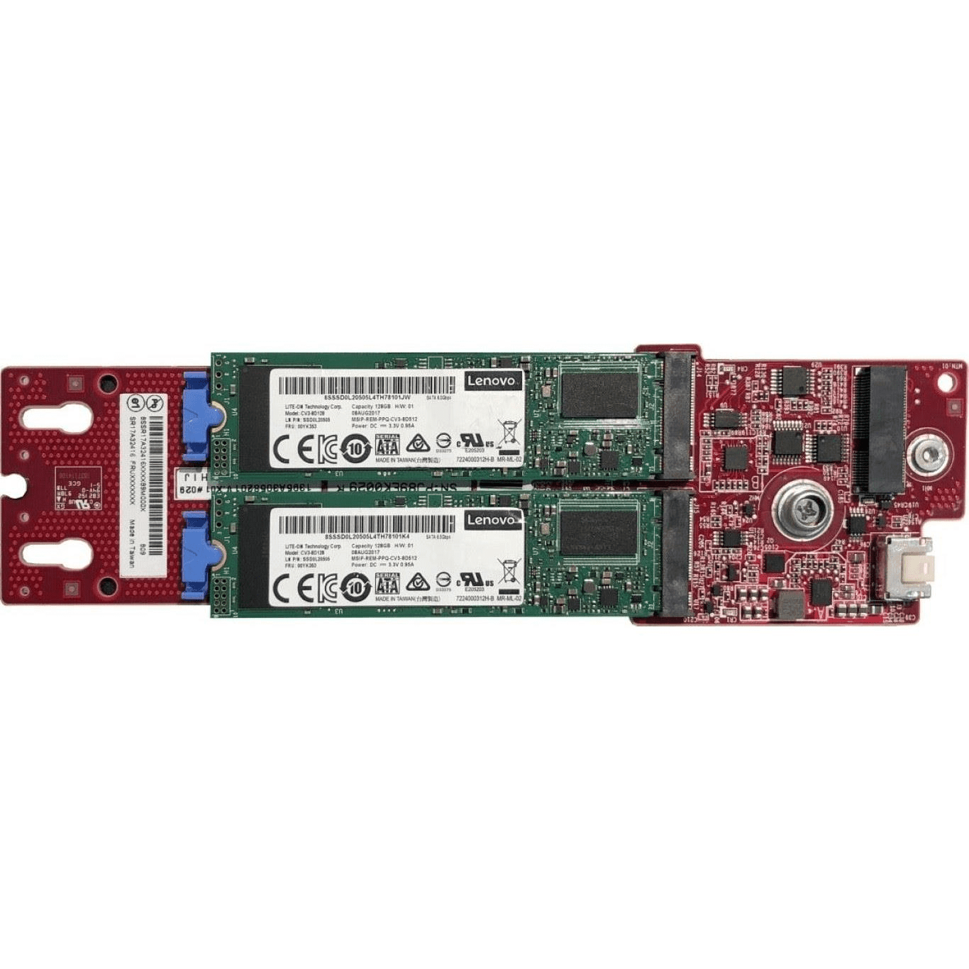 Lenovo DCG ThinkSystem SATA NVMe Enablement Kit 2-Bay 4Y37A09738 - 1