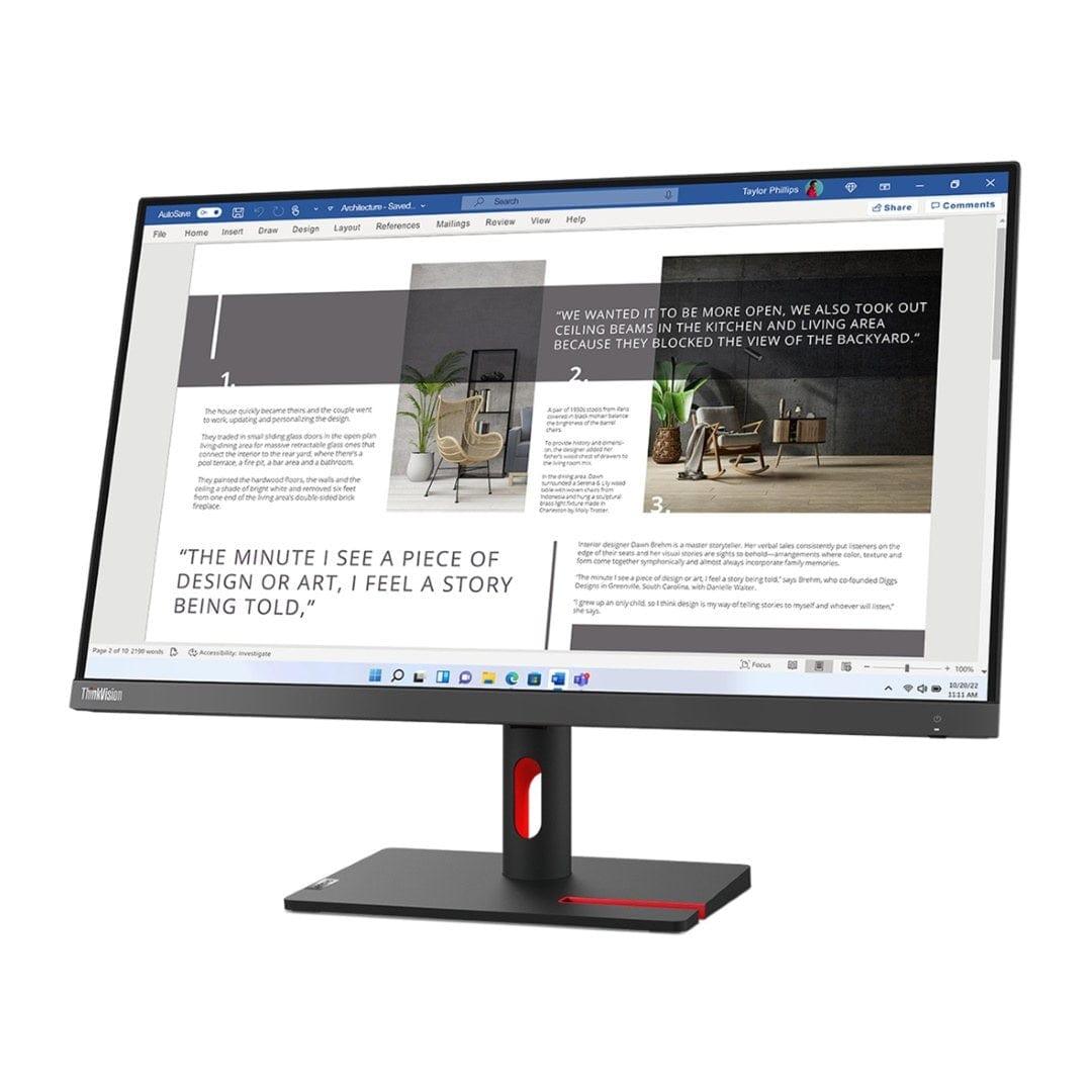 Lenovo ThinkVision S27i-30 27-inch 1920 x 1080p FHD 16:9 100Hz 4ms LED IPS Monitor 63DFKAT4SA - 3