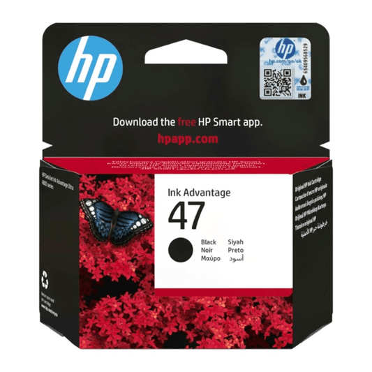 HP 47 Ink Advantage Black Printer Cartridge Original 6ZD21AE Single-pack