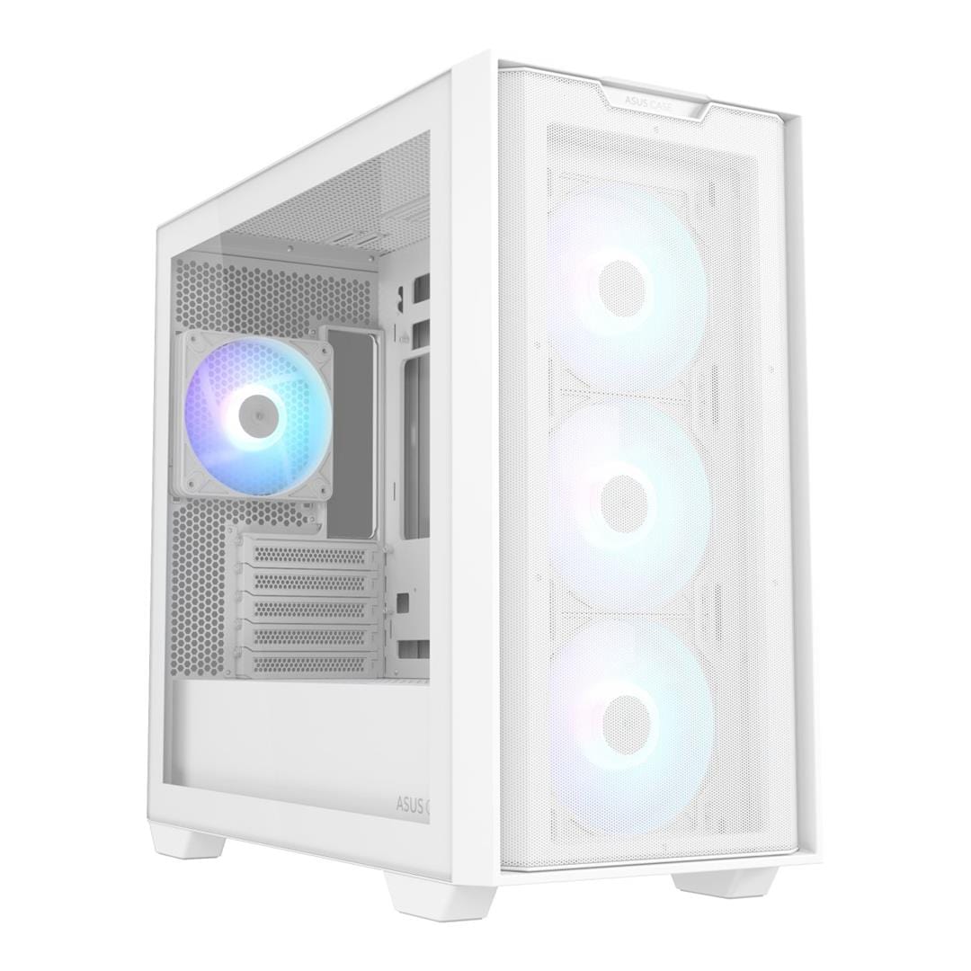 ASUS A21 Plus mATX Gaming PC Case White 90DC00H3-B19000