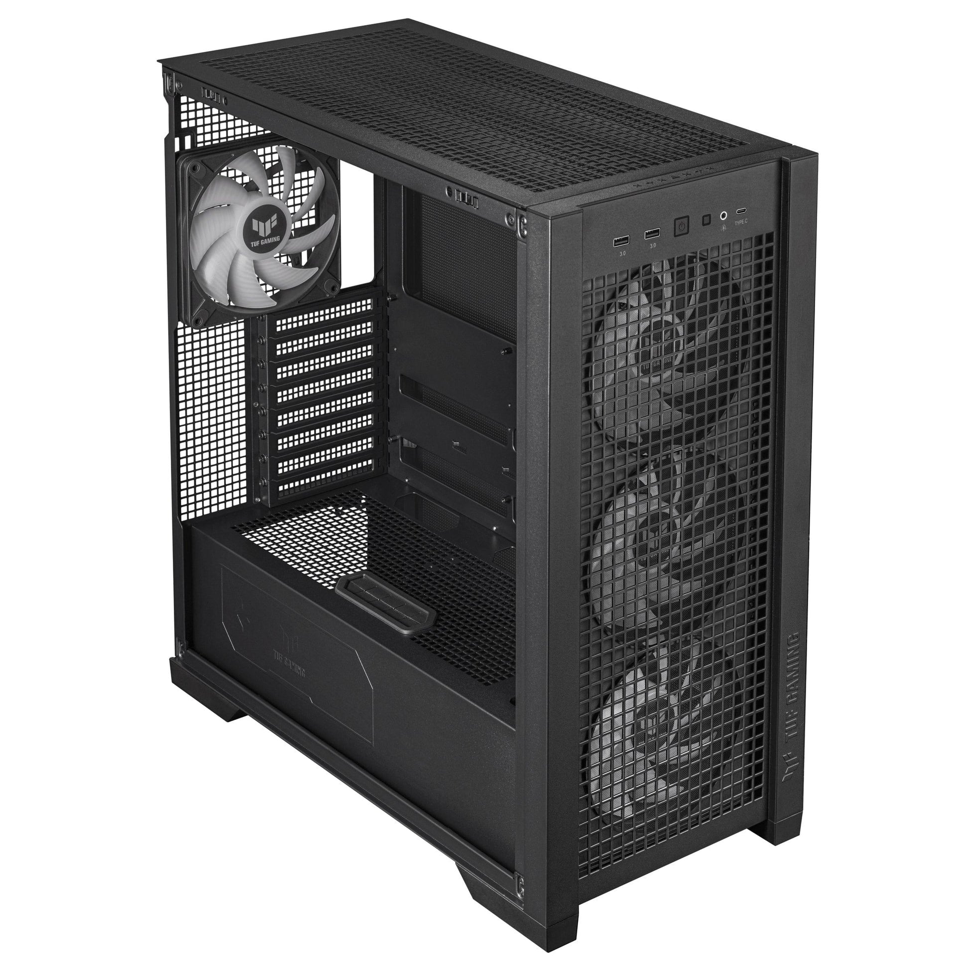 ASUS TUF Gaming GT302 ARGB Midi Tower Gaming PC Case 90DC00I0-B19000 - 7