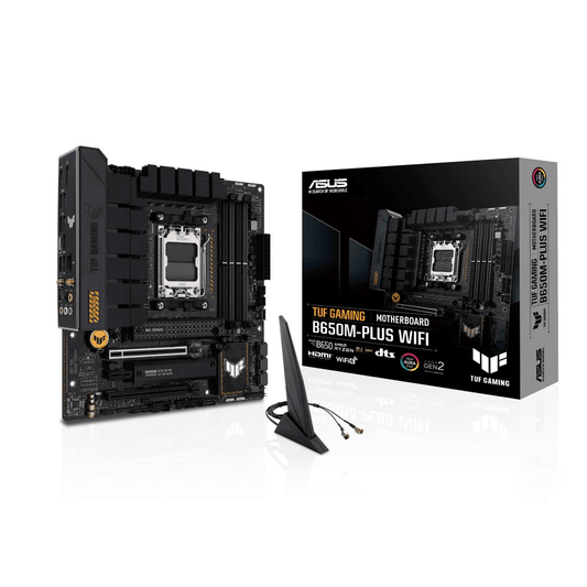 ASUS TUF Gaming B650M-PLUS Wi-Fi AMD Socket AM5 micro ATX Motherboard 90MB1BF0-M0EAY0 - 1