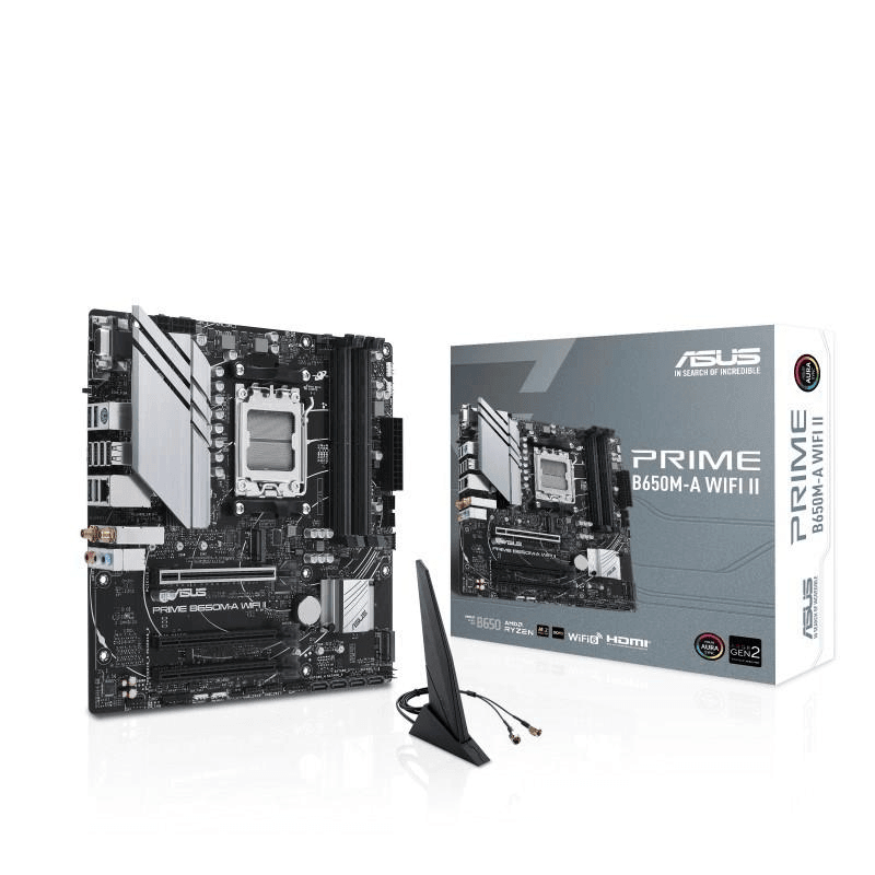 Asus Prime B650M-A Wi-Fi II AMD Socket AM5 micro ATX Motherboard 90MB1EG0-M0EAY0 - 1