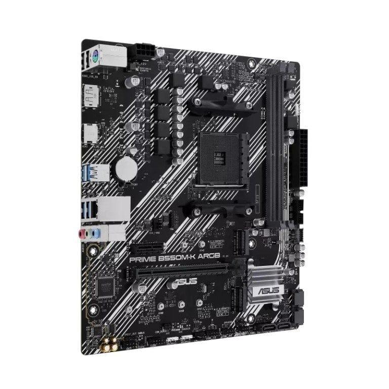 ASUS Prime B550M-K ARGB AMD B550 Socket AM4 DDR4 mATX Motherboard 90MB1GC0-M0EAY0 - 4