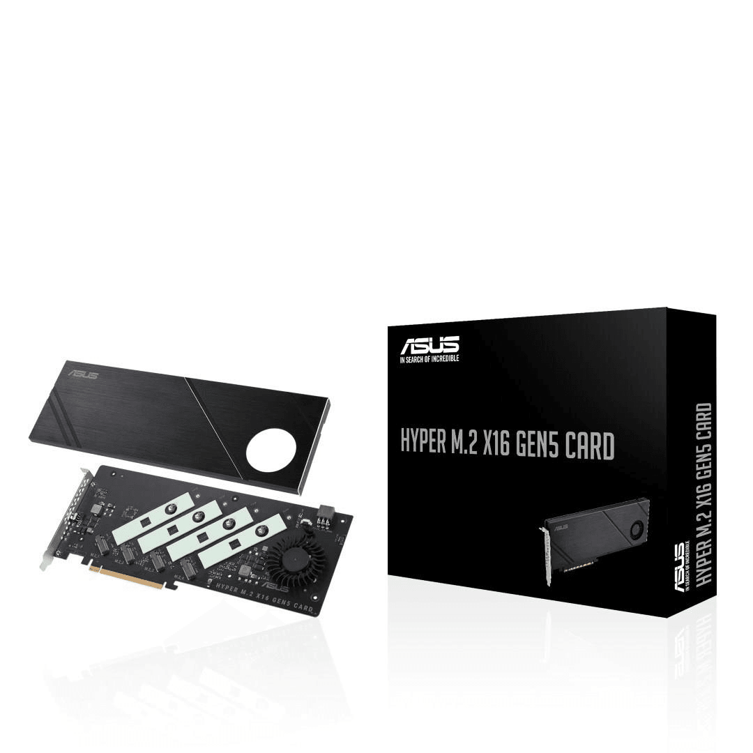 ASUS Hyper M.2 PCIe 5.0x16 Expansion Card 90MC0CY0-M0EAY0 - 1