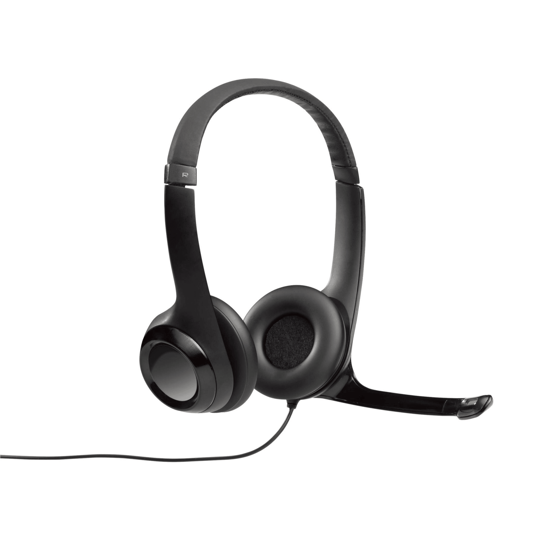 Logitech H390 USB Headset with Noise-Cancelling Mic - Black 981-000406 - 1