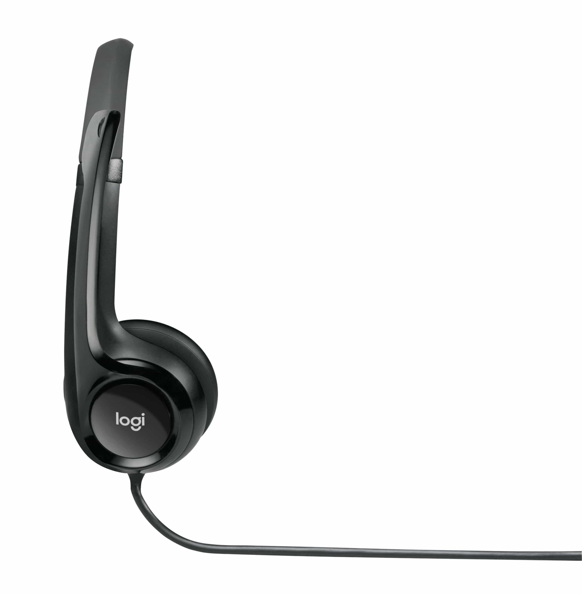 Logitech H390 USB Headset with Noise-Cancelling Mic - Black 981-000406 - 5