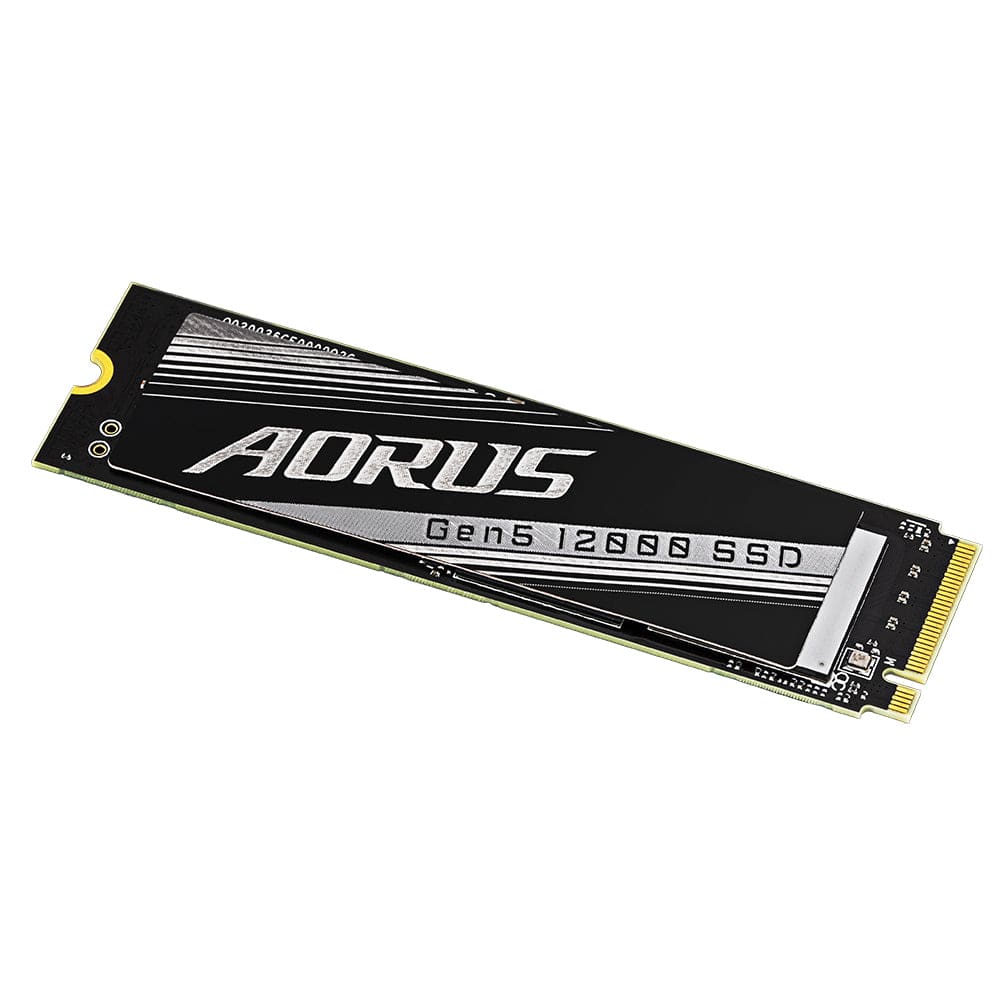 Gigabyte AORUS Gen5 12000 1TB M.2 PCIe 5.0 NVMe 3D TLC NAND Internal SSD AG512K1TB