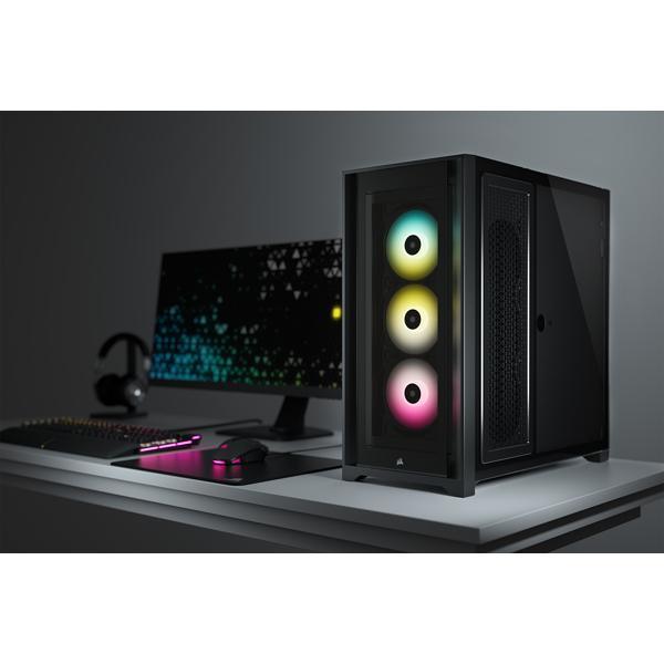 Corsair iCUE 5000X RGB Midi Tower Black - 14