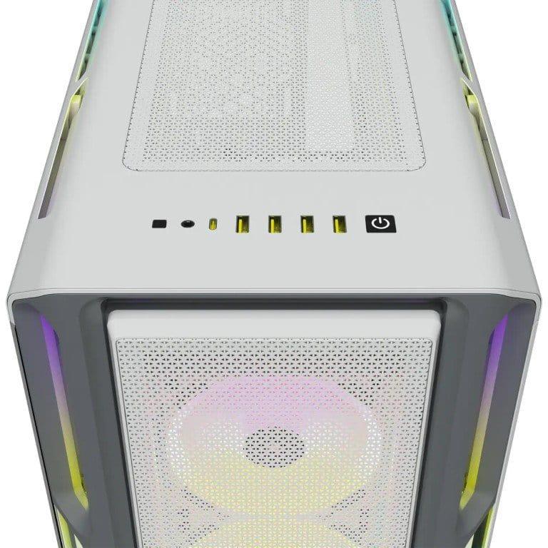 Corsair iCUE 5000T RGB Midi PC Tower White CC-9011231-WW - 4