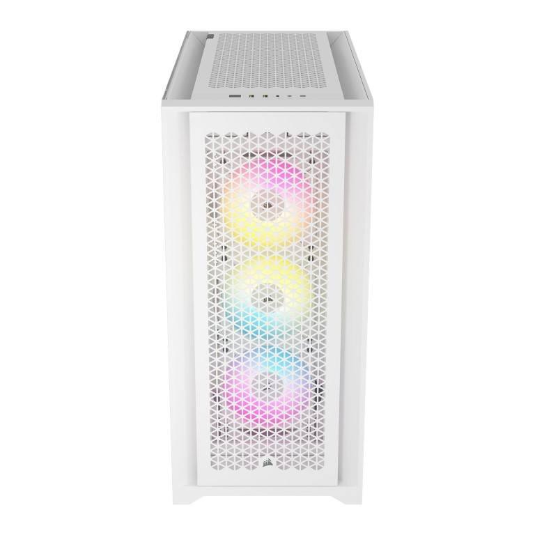 Corsair 5000D RGB Steel ATX Gaming PC Case White CC-9011243-WW - 2