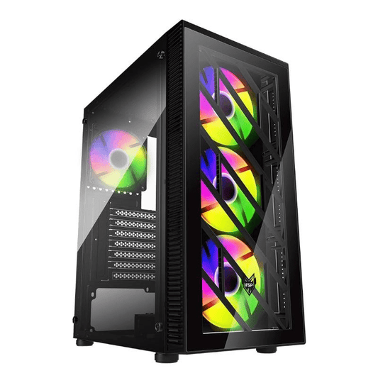 FSP CMT192 Mid Tower ATX Gaming PC Case - 1