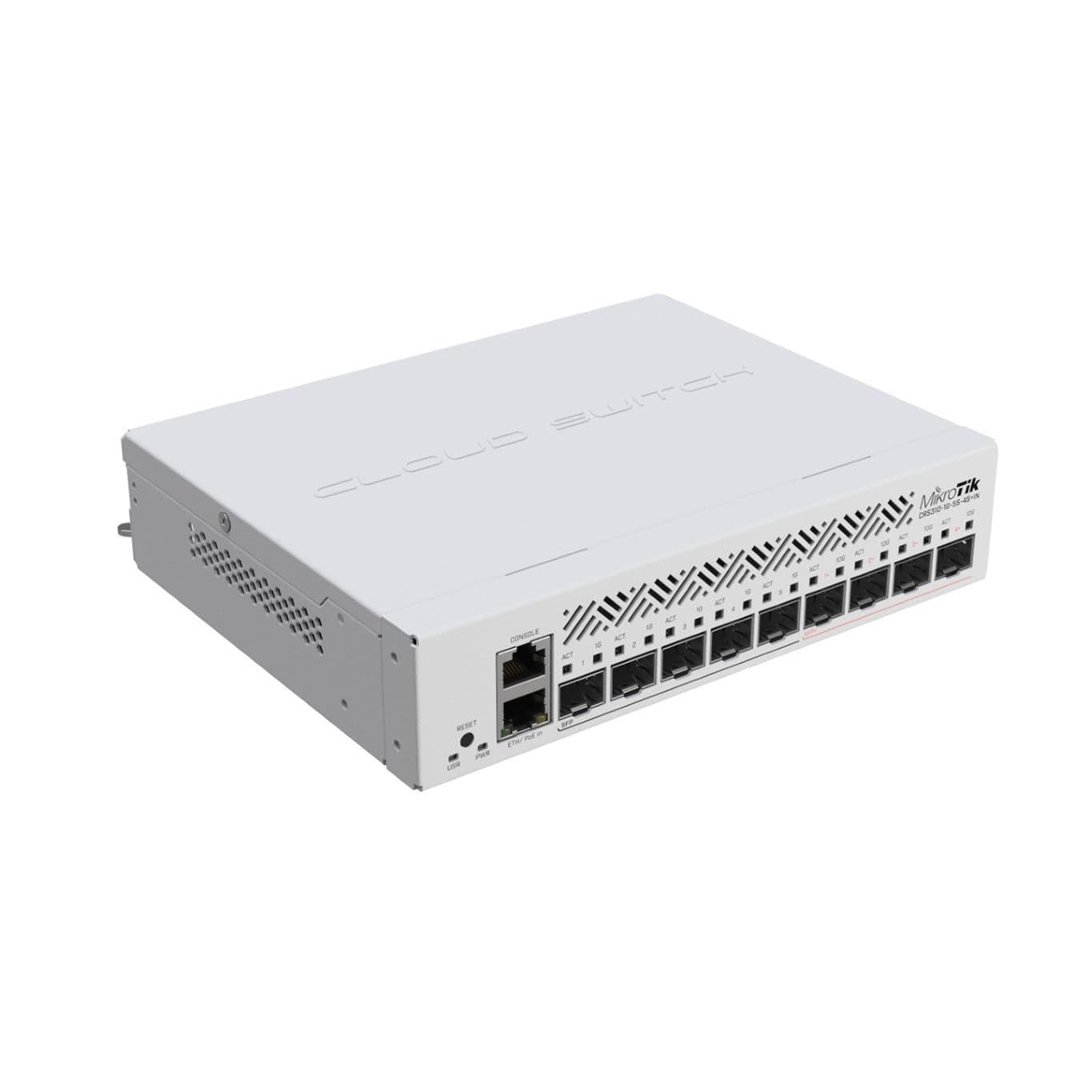 Mikrotik L3 Gigabit Ethernet PoE 1U Network Switch CRS310-1G-5S-4S+IN