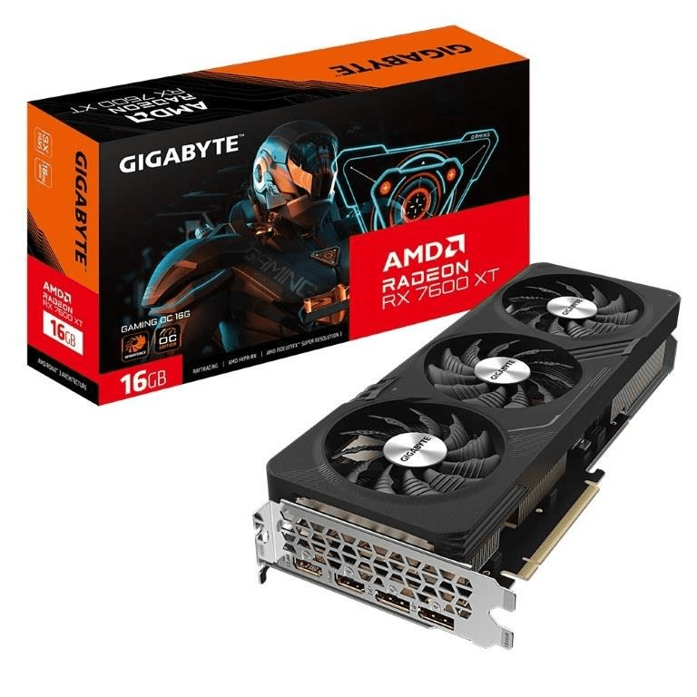 Gigabyte AMD Radeon RX 7600 XT Gaming OC 16GB GDDR6 Graphics Card GV-R76XTGAMING OC-16GD