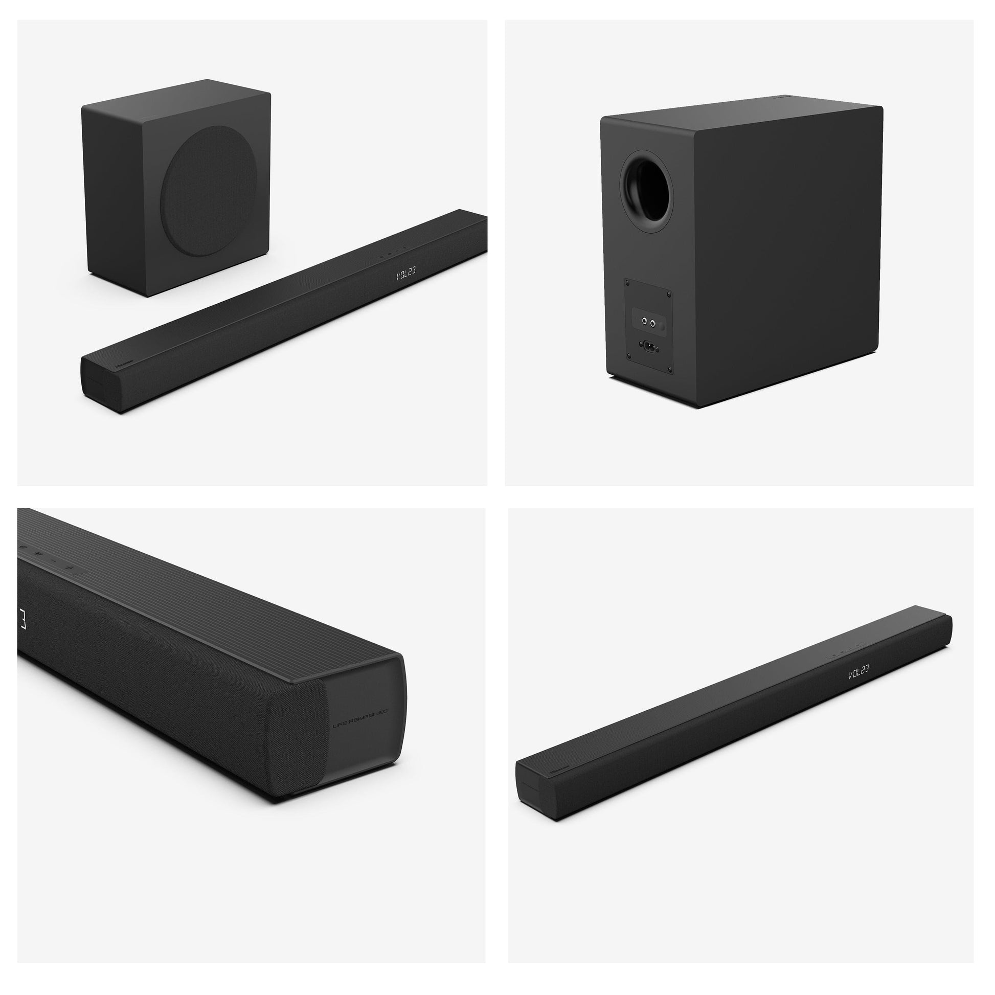 Hisense HS3100 3.1 480W Soundbar Black - 3