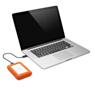 LaCie Rugged Mini 2TB Orange and Silver External Hard Drive LAC9000298 - 7