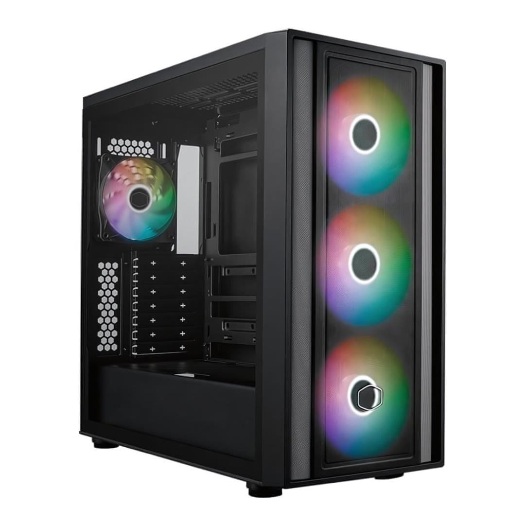 Cooler Master MasterBox 600 ATX Mid Tower PC Case Black MB600-KGNN-S00