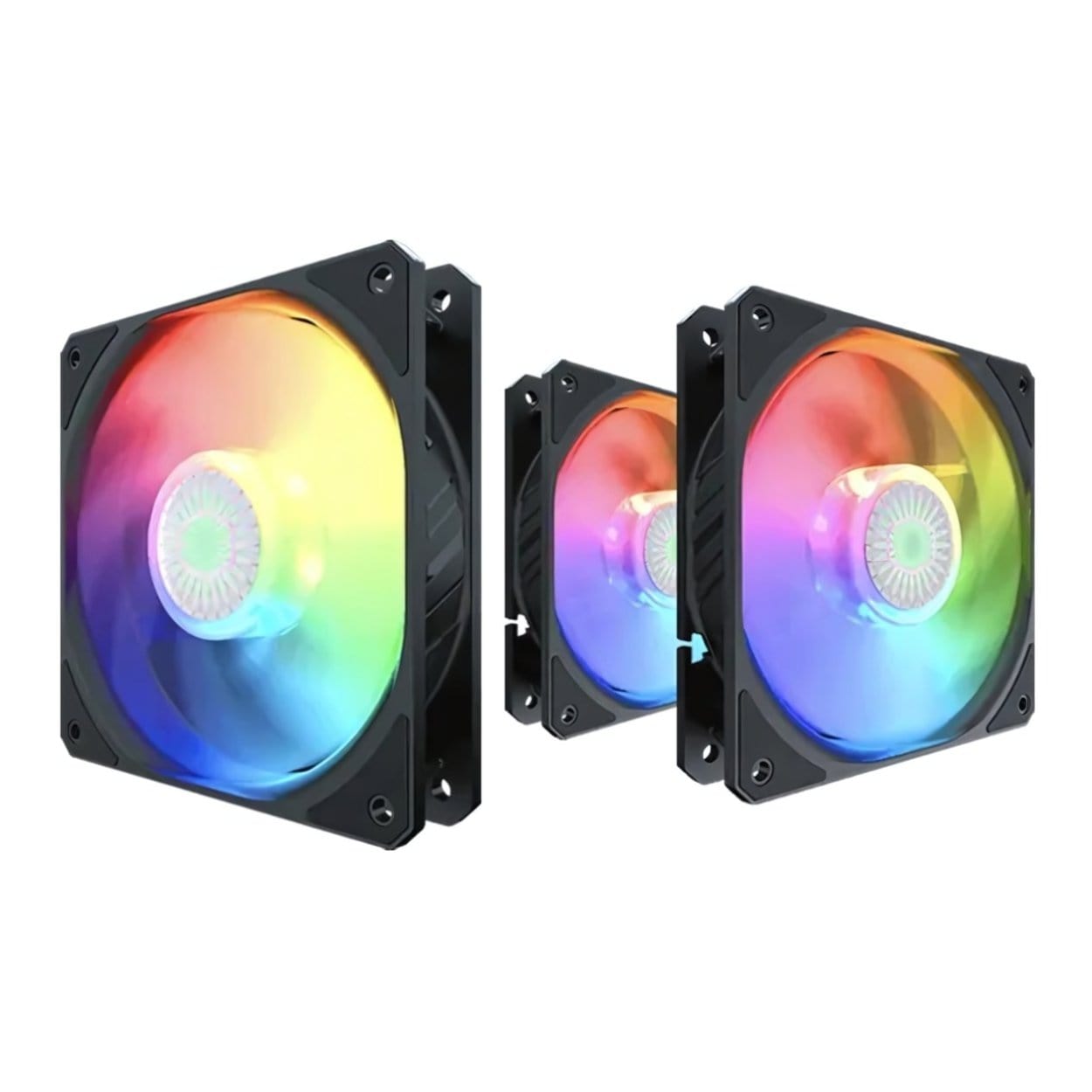 Cooler Master SickleFlow Edge 120 ARGB 120mm Case Fan 3-pack Kit MFX-B2DN-253P2-R2