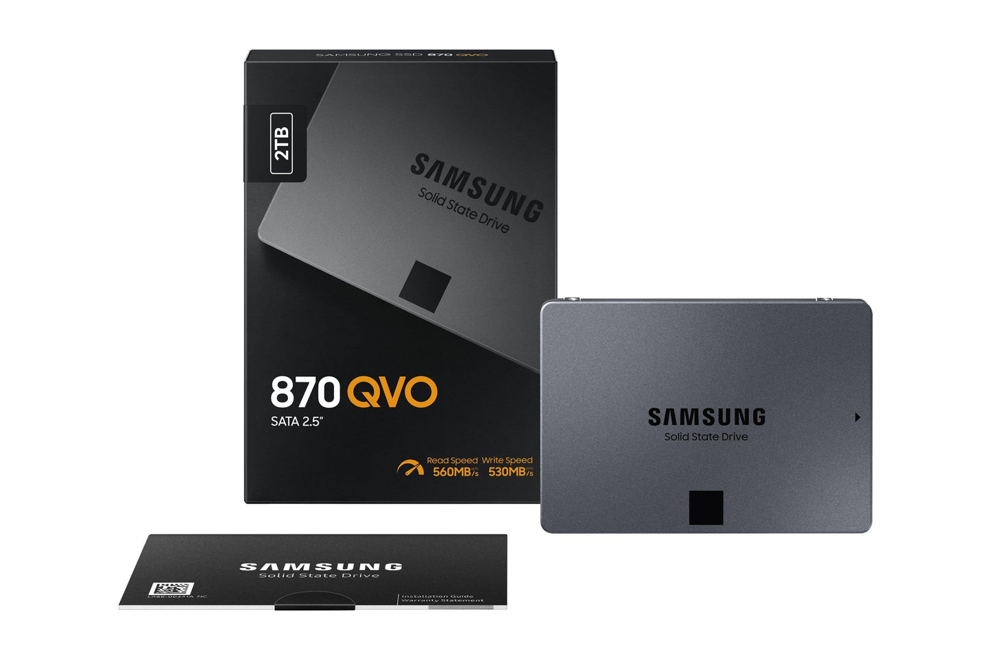 Samsung 870 QVO MZ-77Q2T0 2.5-inch 2TB Serial ATA III V-NAND MLC Internal SSD MZ-77Q2T0BW - 10