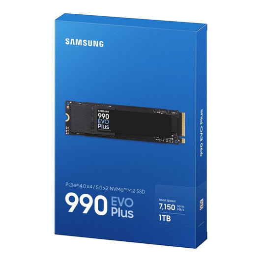 Samsung 990 EVO Plus 1TB M.2 PCIe 4.0 NVMe Internal SSD MZ-V9S1T0BW