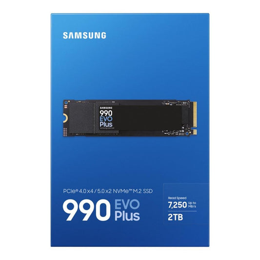 Samsung 990 EVO Plus 2TB M.2 PCI Express 4.0 NVMe V-NAND TLC Internal SSD MZ-V9S2T0BW