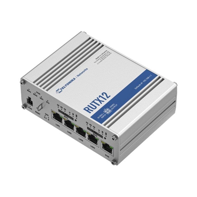 Teltonika RUTX12 Industrial Cellular LTE Cat6 Router