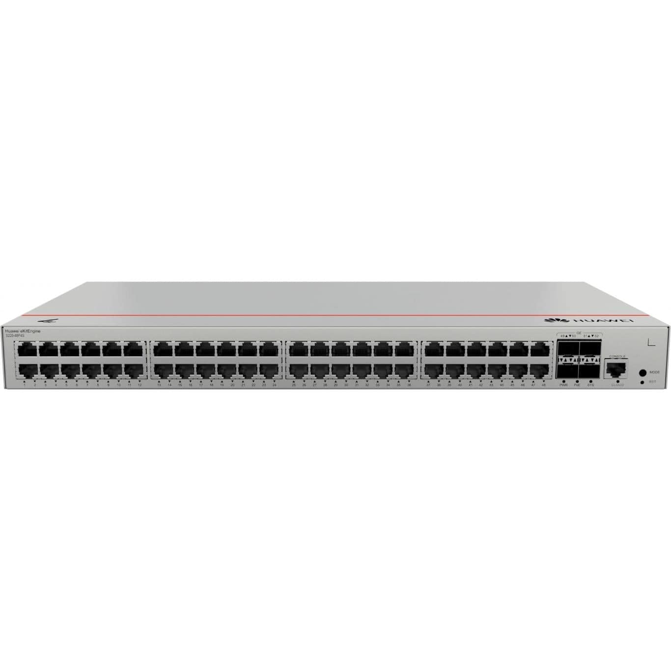 Huawei S220-48P4S 48-port GbE PoE+ L2 Managed Network Switch with 4x GE SFP Ports