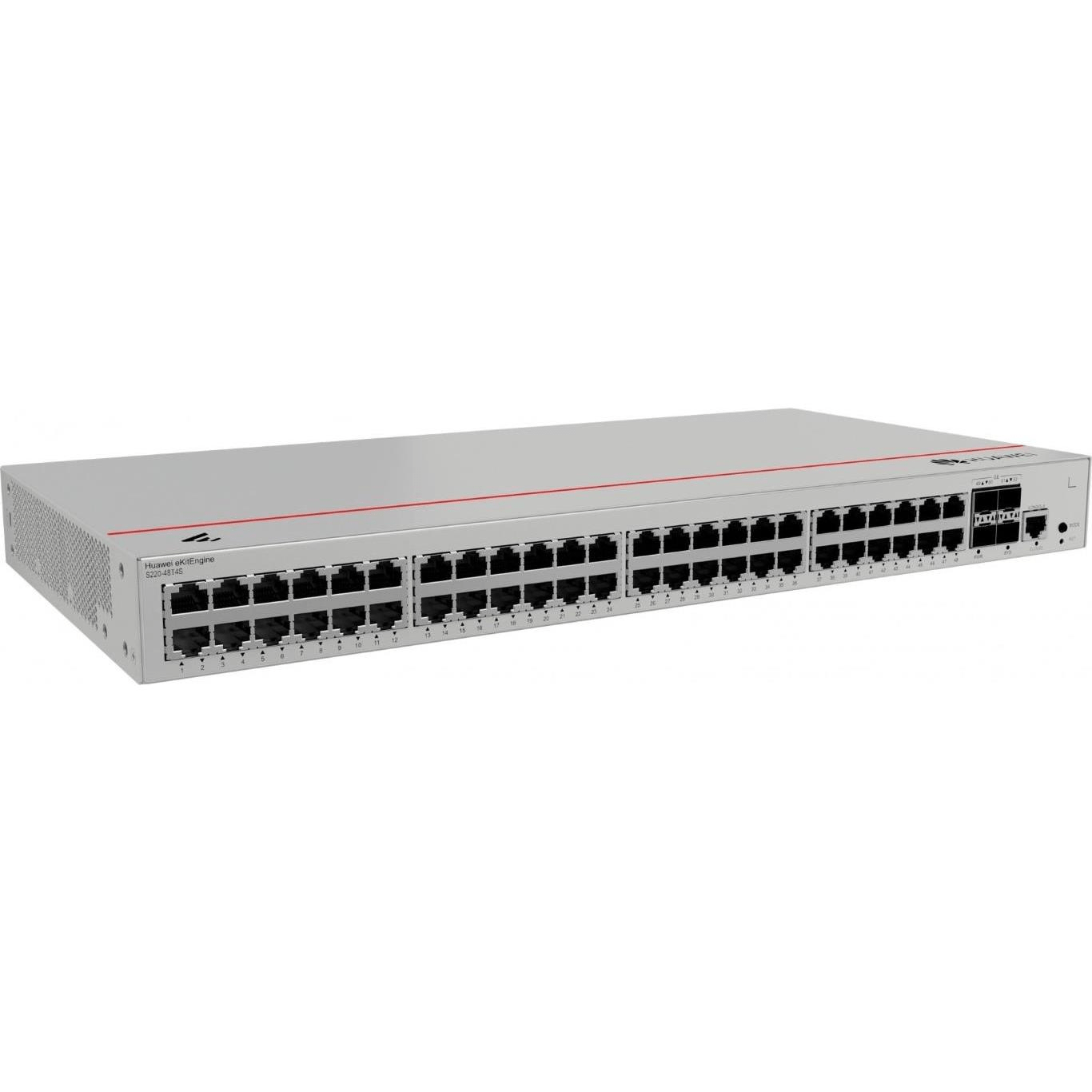 Huawei S220-48T4S 48-port GbE L2 Managed Network Switch with 4x GE SFP Ports