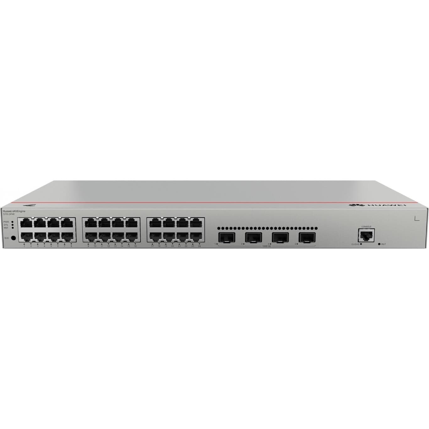 Huawei S310-24T4X 24-port GbE L2+ Managed Network Switch with 4x 10GE SFP+ Ports