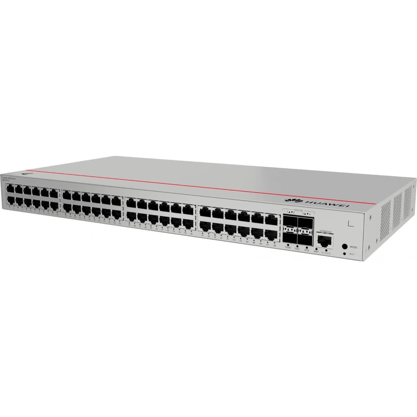 Huawei S310-48P4X 48-port GbE PoE+ L2+ Managed Network Switch with 4x 10GE SFP+ Ports