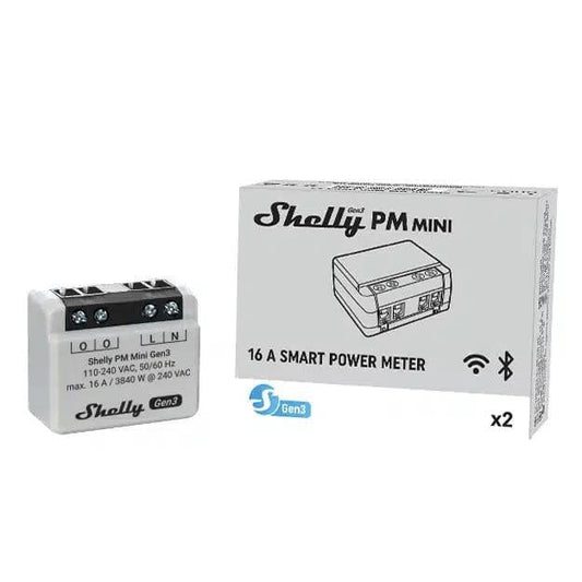 Shelly PM Mini 1-Channel 16A Wi-Fi Power Meter