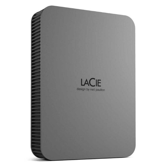 Seagate LaCie 4TB Aluminum Enclosure Portable External Hard Drive Space Grey STLR4000400 - 1