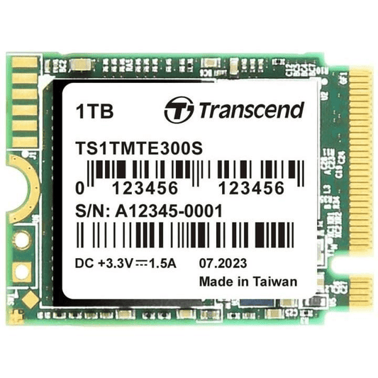 Transcend MTE300S M.2 1TB PCI Express 3.0 3D NAND Internal SSD TS1TMTE300S - 1