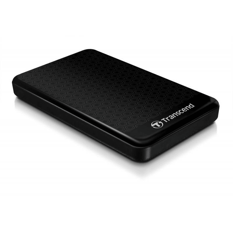 Transcend StoreJet 25A3K 1TB External Hard Drive TS1TSJ25A3K - 1