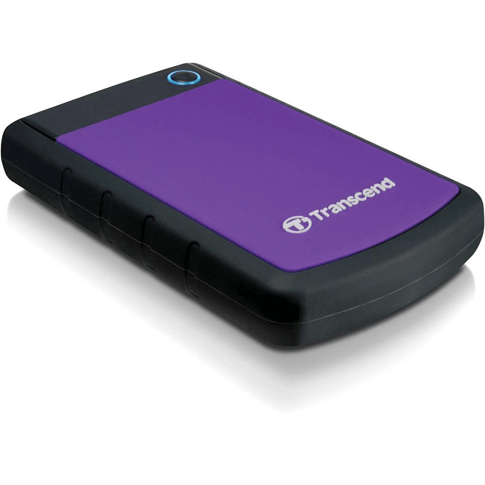 Transcend StoreJet 25H3 1TB Purple External Hard Drive TS1TSJ25H3P - 1