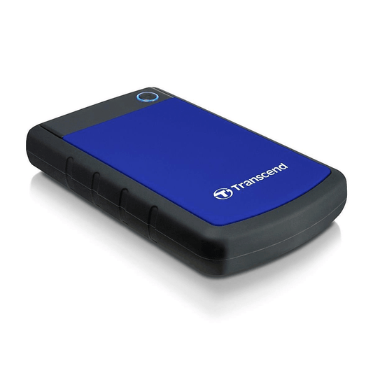 Transcend StoreJet 25H3 2TB Blue External Hard Drive TS2TSJ25H3B - 1