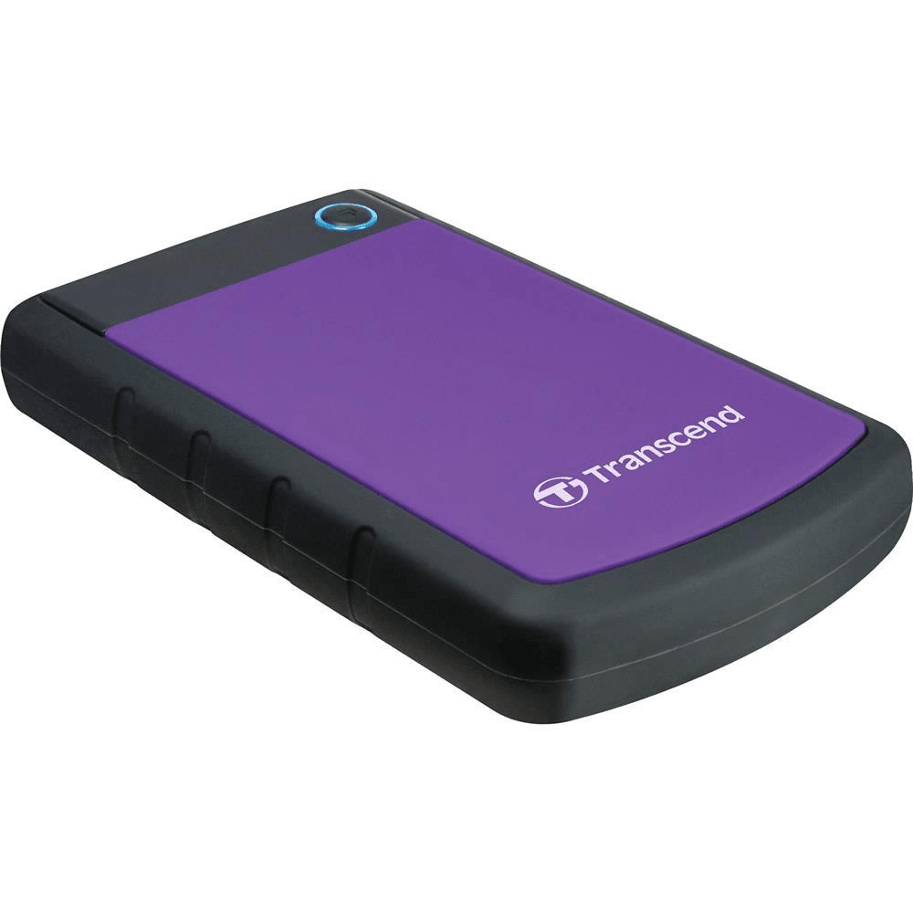 Transcend StoreJet 25H3 2TB Purple External Hard Drive TS2TSJ25H3P - 1