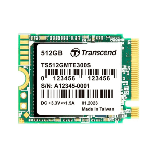 Transcend MTE300S M.2 512GB PCI Express 3.0 3D NAND NVMe Internal SSD TS512GMTE300S - 1