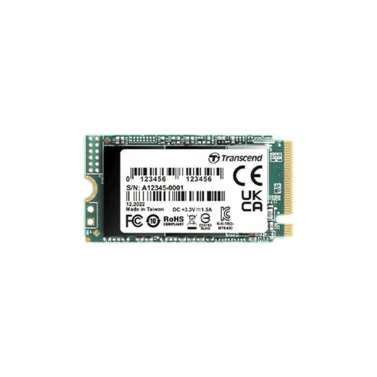 Transcend 400S 512GB M.2 2242 PCI-Express Gen3x4 3D NAND NVMe Internal SSD TS512GMTE400S - 1