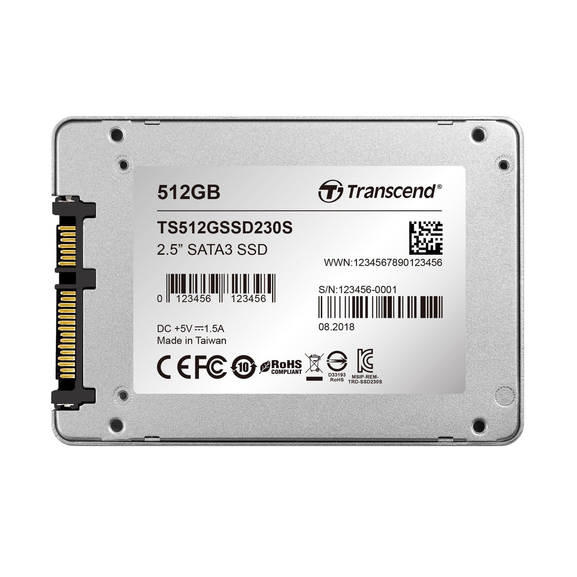 Transcend SATA III 6Gb/s 230S 512GB Internal SSD TS512GSSD230S - 7