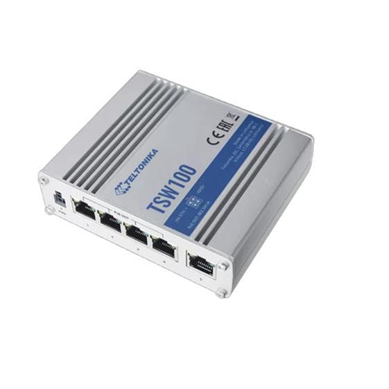 Teltonika TSW100 Switch Gigabit Ethernet PoE Blue Metallic