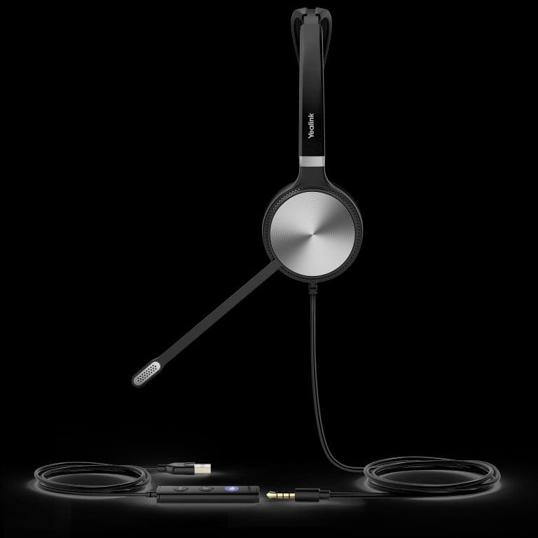 Yealink UH36 Mono Wired Headset with USB-C and 3.5mm Connection UH36-MONO-USBC