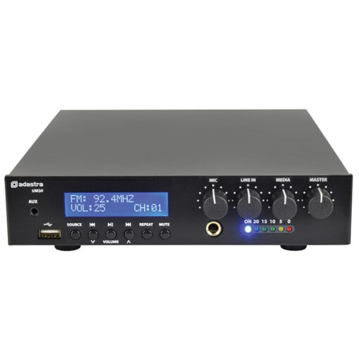 Adastra UM30 - Ultra Compact Mixer-Amplifier w/ USB/FM/BT (100V 30W) [953.173AD]
