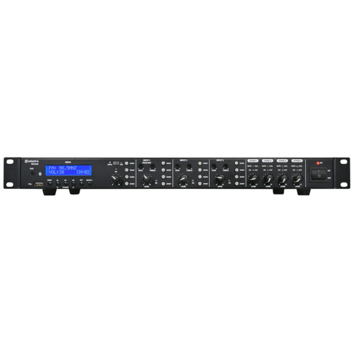 Adastra RM4460 - 4x 60W 4-Zone Mixer-Amplifier w/ USB/SD/BT/FM (100V) [953.446AD]