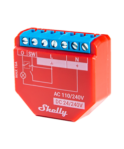 Shelly Plus 1PM - Smart Wi-Fi Relay w/ Power Monitoring