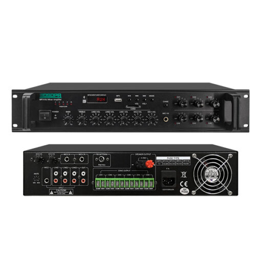 DSPPA MP310U BT - 120W 6-Zone 100V Line Mixer Amplifier
