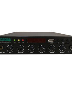 DSPPA MP9312U - 120W Ultra-Thin Digital Mixer Amplifier w/ USB & Bluetooth