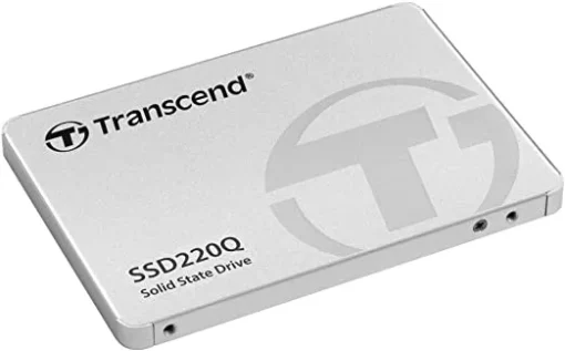 TRANSCEND 2TB SSD220Q 2.5'' SSD DRIVE - SATA III QLC with SLC cache - 550MB/s Read 500MB/s Write - 400 TBW