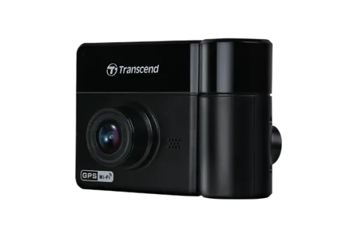 TRANSCEND DRIVEPRO 550 (MODEL B) DUAL LENS DASH CAM WITH 64GB MICROSD CARD