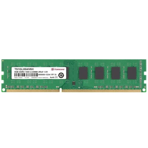 TRANSCEND 8GB DDR3-1600 DESKTOP DIMM CL11